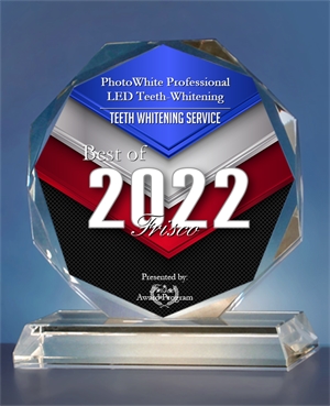 Winner for the 2022 Best of Frisco Awards in the category of Teeth Whitening Service